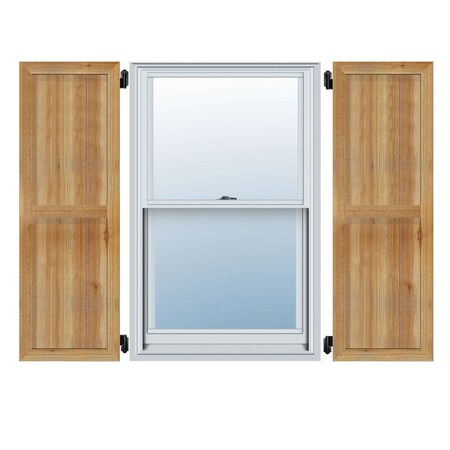 Ekena Millwork Framed Board-n-Batten Shutters, Rough Sawn Western Red Cedar, 26 7/8W x 62H, PR RBF06S26X062RWR